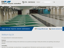 Tablet Screenshot of e4parkeren.nl